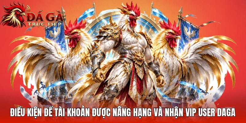Điều kiện để tài khoản được nâng hạng và nhận Vip user Daga